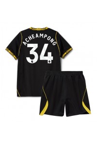 Chelsea Josh Acheampong #34 Babyklær Borte Fotballdrakt til barn 2026-27 Korte ermer (+ Korte bukser)